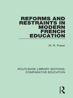 cover image of Reforms and Restraints in Modern French Education